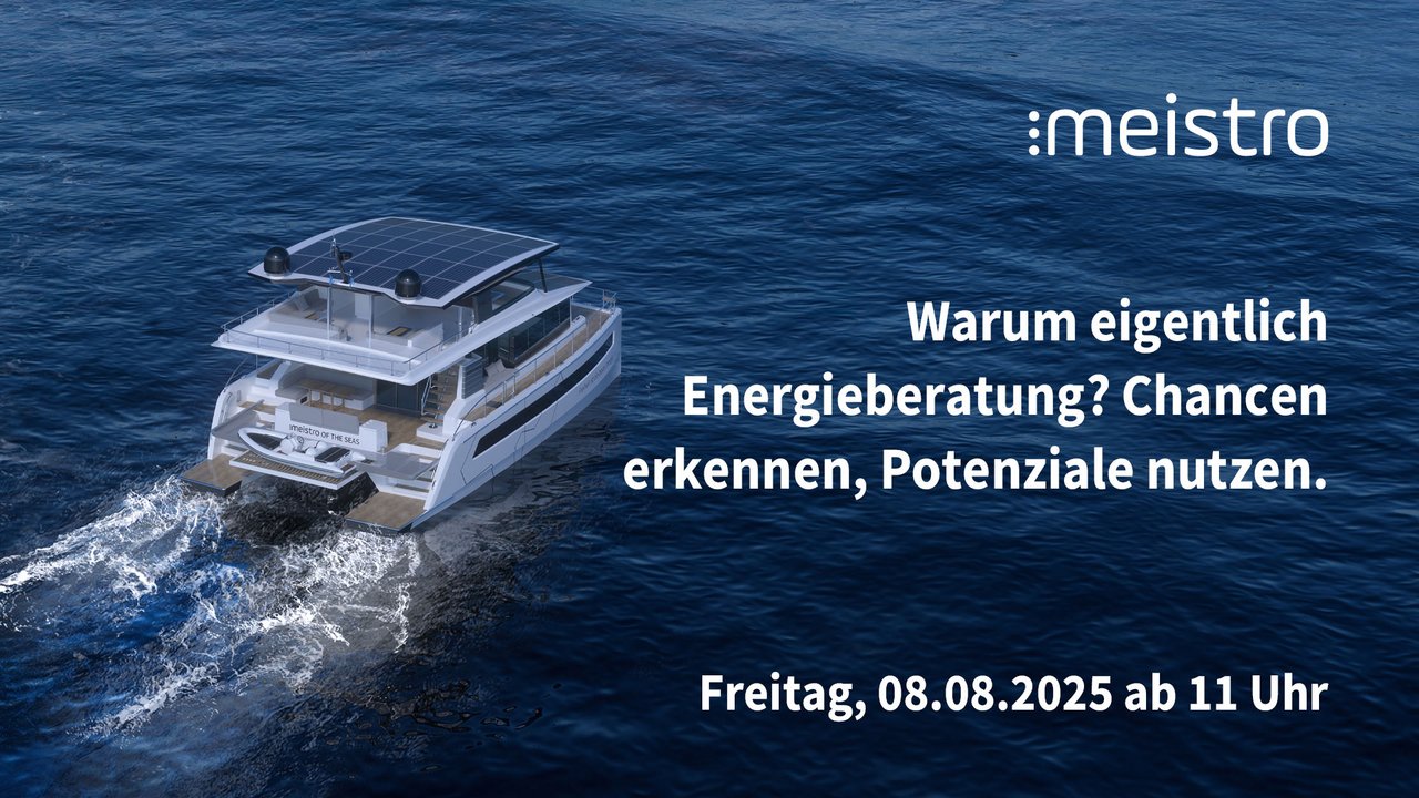 Einladung meistro Webtalk 08.08.2025